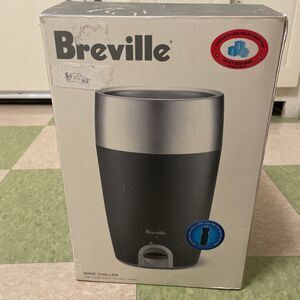 NEW Breville Wine Chiller WC15XL Gray 7 Min Wine Cooler